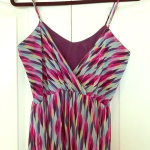 Avaleigh spaghetti strap mutlicolor maxi dress